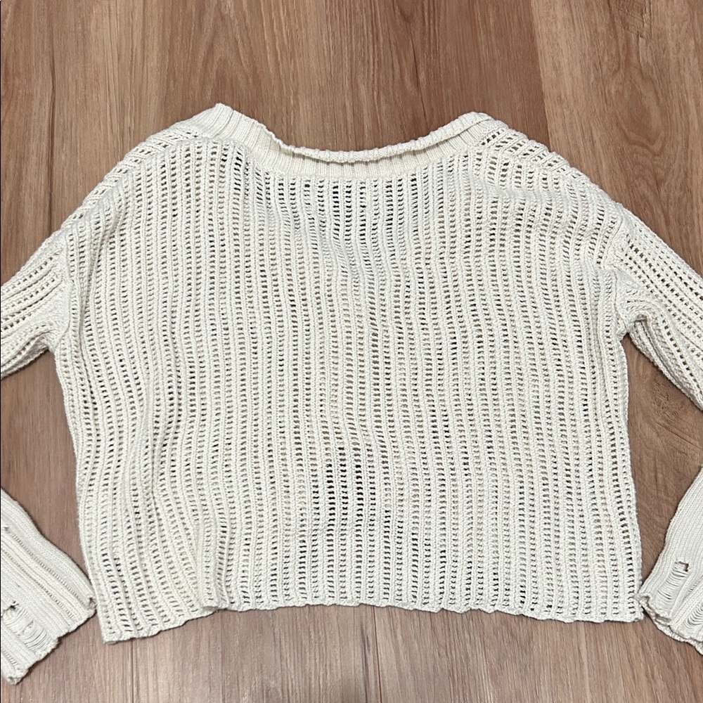 Urban Outfitters Cropped Distressed Cardigan Sweater - Picture 8 of 10